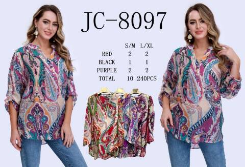 Koszula damskie JC-8097 Mix kolor S/M-L/XL 1