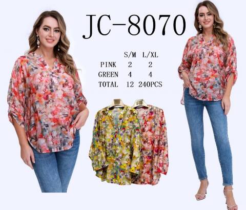 Koszula damskie JC-8070 Mix kolor S/M-L/XL