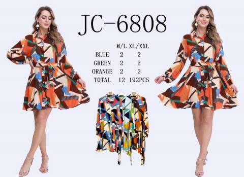 Sukienka damskie JC-6808 Mix kolor M-2XL