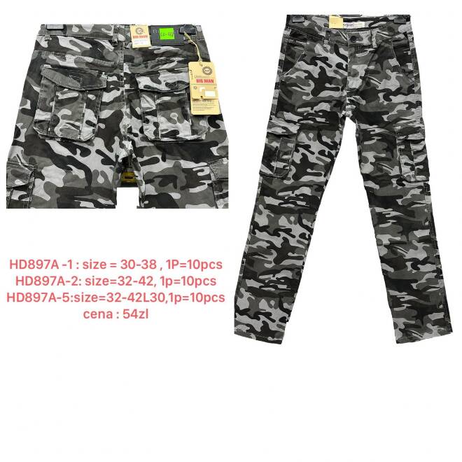 Spodnie męskie HD897A-5 1 KOLOR 32-42 1