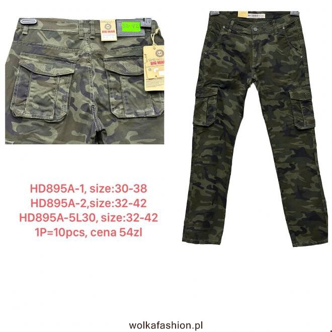 Spodnie męskie HD895A-1 1 KOLOR 30-38