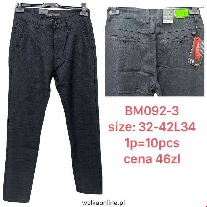 Spodnie męskie BM092-3 1 KOLOR 32-42