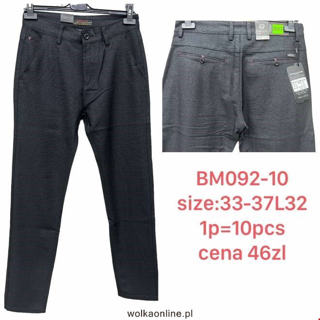 Spodnie męskie BM092-10 1 KOLOR 33-37