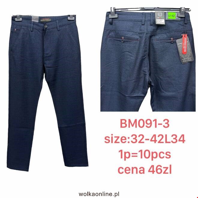 Spodnie męskie BM091-3 1 KOLOR 32-42