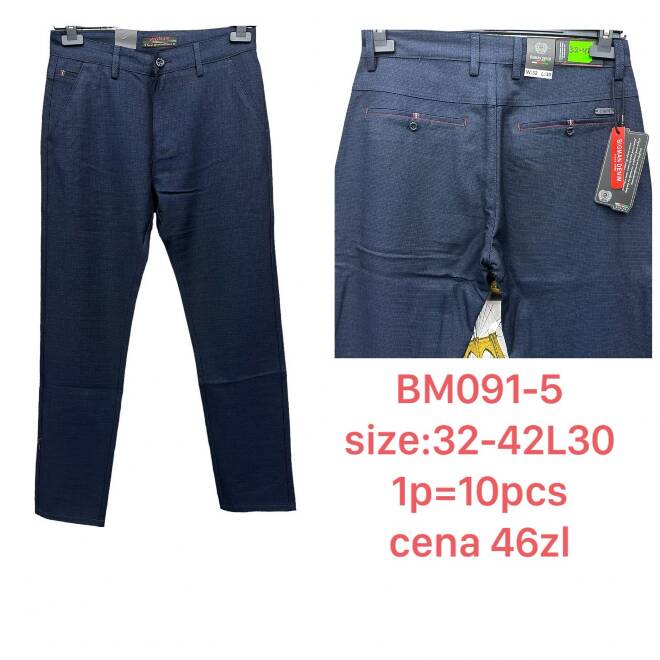 Spodnie męskie BM091-5 1 KOLOR 32-42