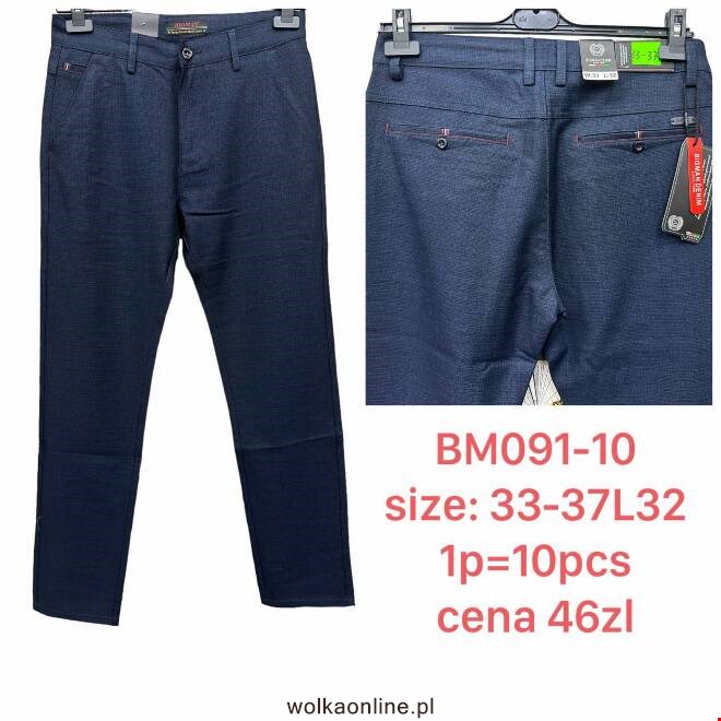 Spodnie męskie BM091-10 1 KOLOR 33-37