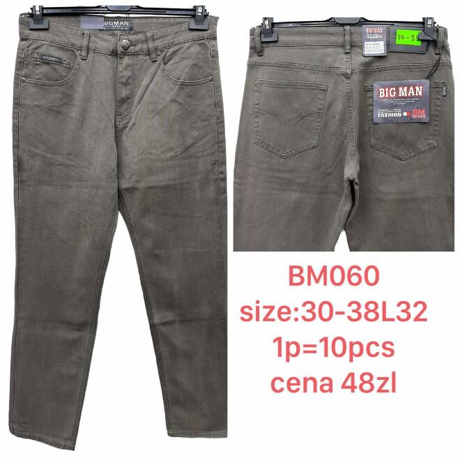 Jeansy męskie BM060 1 KOLOR 30-38