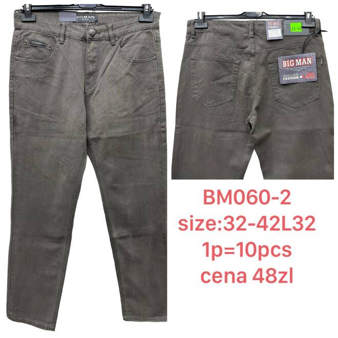 Jeansy męskie BM060-2 1 KOLOR 32-42