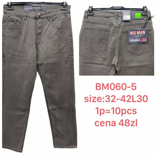 Jeansy męskie BM060-5 1 KOLOR 32-42