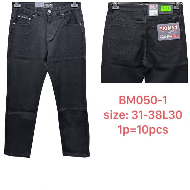 Jeansy męskie BM050-1 1 KOLOR 31-38