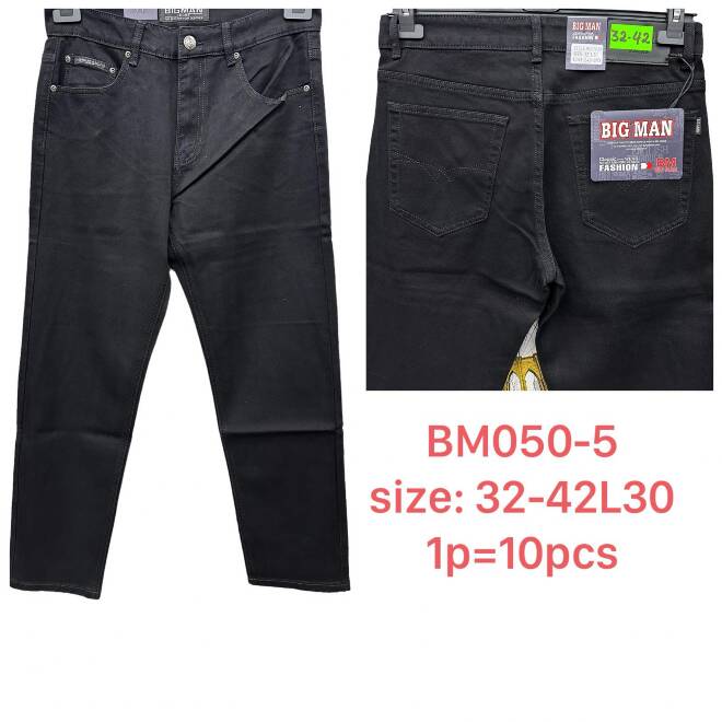Jeansy męskie BM050-5 1 KOLOR 32-42
