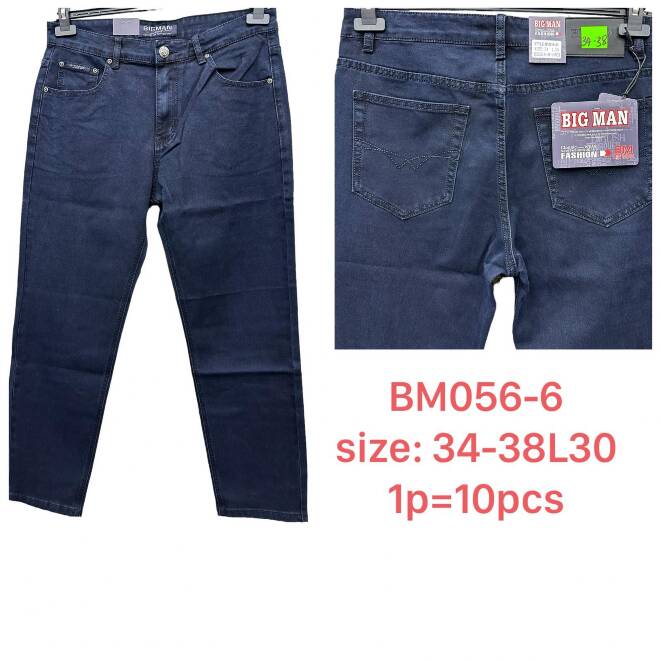 Jeansy męskie BM056-6 1 KOLOR 34-38