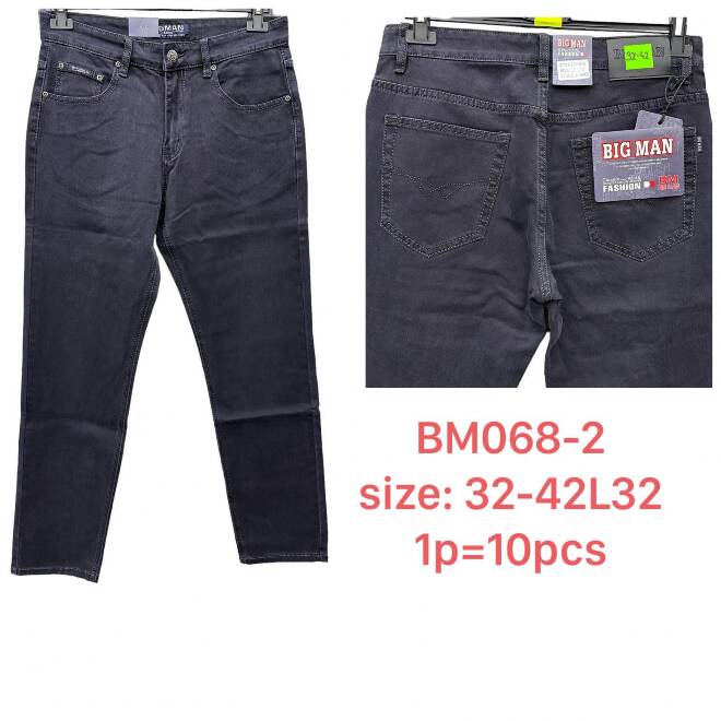 Jeansy męskie BM068-2 1 KOLOR 32-42
