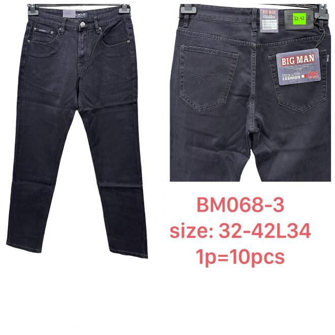 Jeansy męskie BM068-3 1 KOLOR 32-42 1