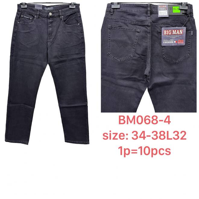 Jeansy męskie BM068-4 1 KOLOR 34-38 1