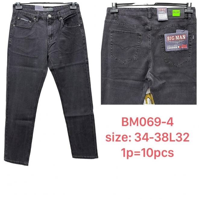 Jeansy męskie BM069-4 1 KOLOR 34-38