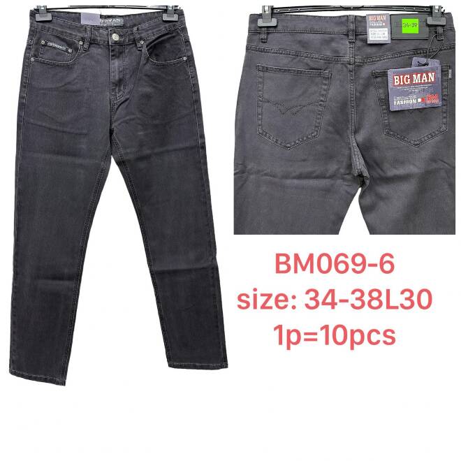 Jeansy męskie BM069-6 1 KOLOR 34-38