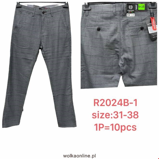 Spodnie męskie R2024B-1 1 KOLOR 31-38