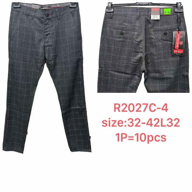 Spodnie męskie R2027C-4 1 KOLOR 32-42