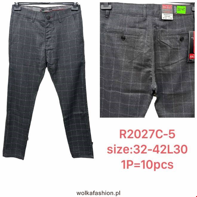 Spodnie męskie R2027C-5 1 KOLOR 32-42