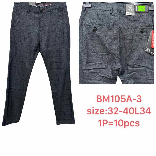 Spodnie męskie BM105A-3 1 KOLOR 32-40