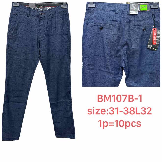 Spodnie męskie BM107B-1 1 KOLOR 31-38