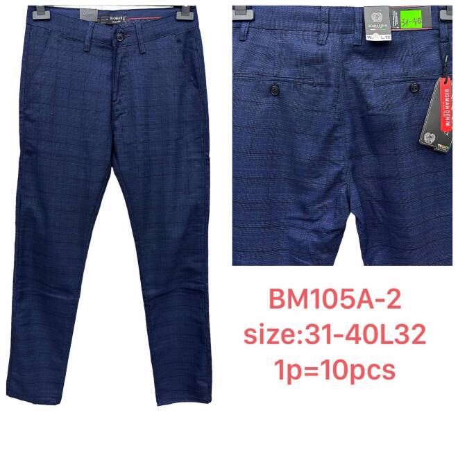 Spodnie męskie BM105A-2 1 KOLOR 31-40