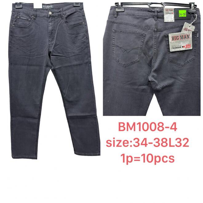 Spodnie męskie BM1008-4 1 KOLOR 34-38