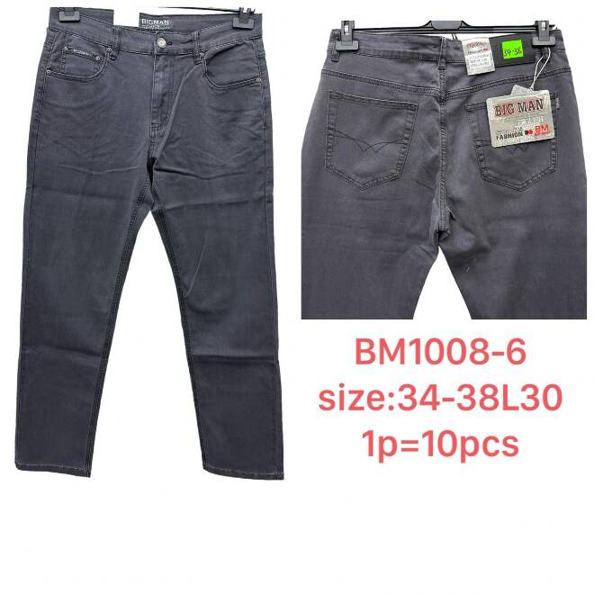 Spodnie męskie BM1008-6 1 KOLOR 34-38 1