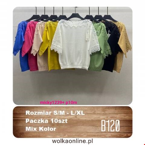 Bluzka damskie B120 Mix kolor S/M-L/XL