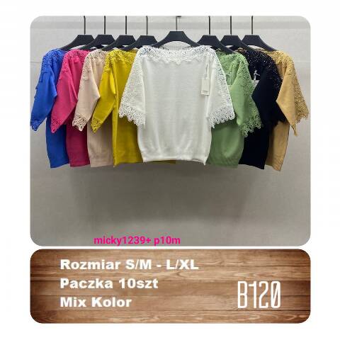 Bluzka damskie B120 Mix kolor S/M-L/XL 1