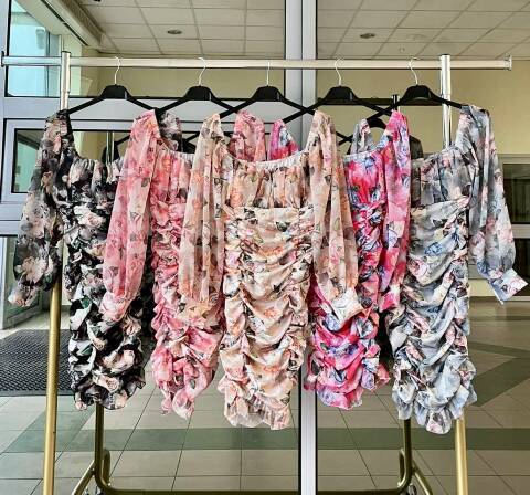 Sukienka damskie 1408 Mix kolor Standard