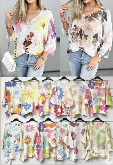 Sweter damskie 1510 Mix kolor Standard 1