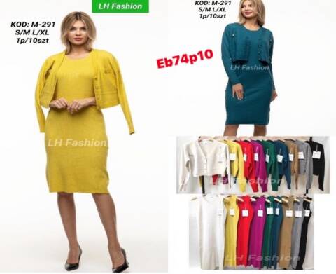 Sukienka damskie M-291 Mix kolor S/M-L/XL