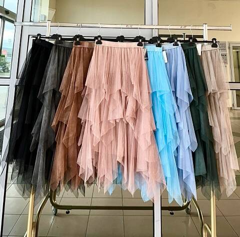 Spódnice damskie 1420 Mix kolor Standard