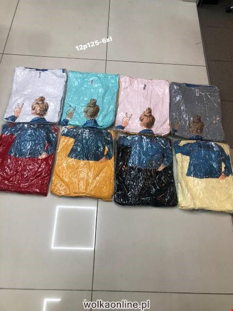 Bluzka damskie 1138 Mix kolor 5XL-7XL 