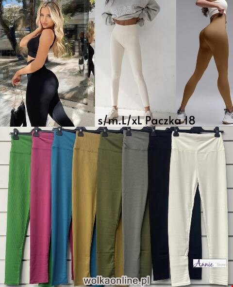 Leginsy damskie 1622 Mix kolor S-XL