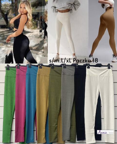 Leginsy damskie 1622 Mix kolor S-XL 1