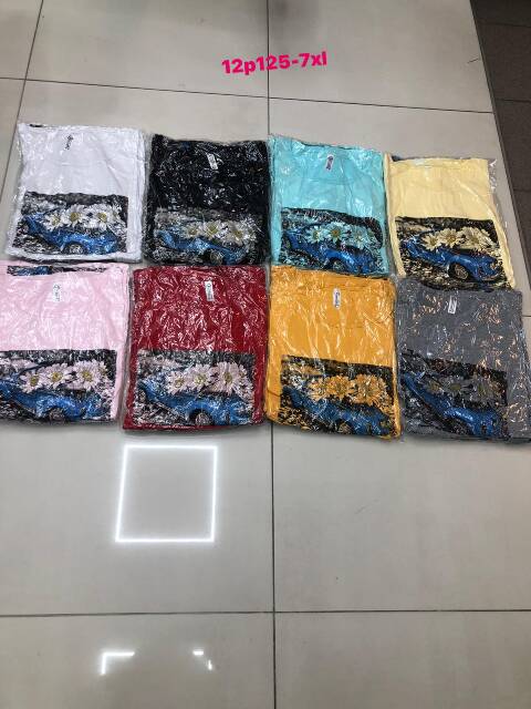 Bluzka damskie 1139 Mix kolor 5XL-7XL  1