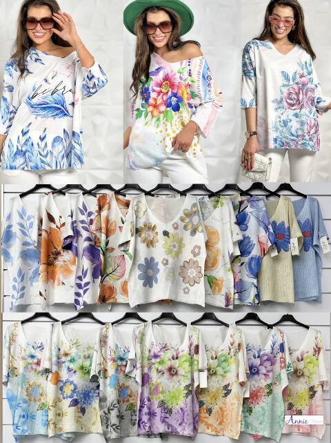 Bluzka damskie 1629 Mix kolor Standard 1