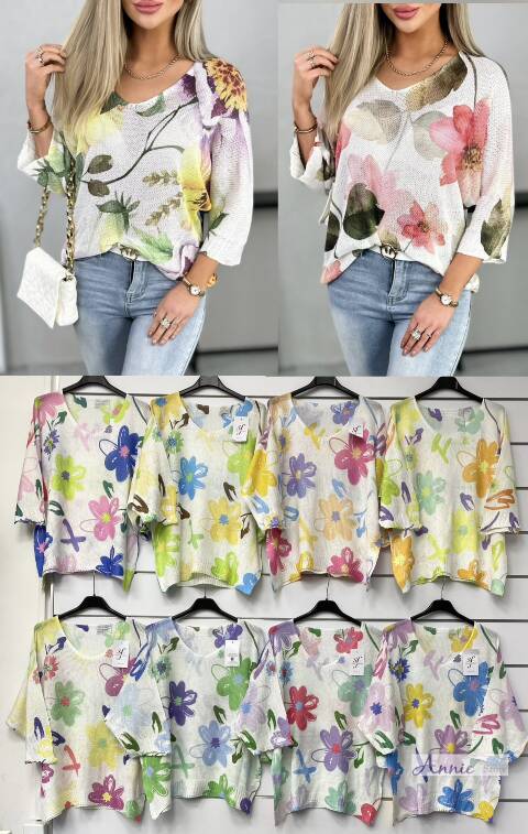 Sweter damskie 1512 Mix kolor Standard 1