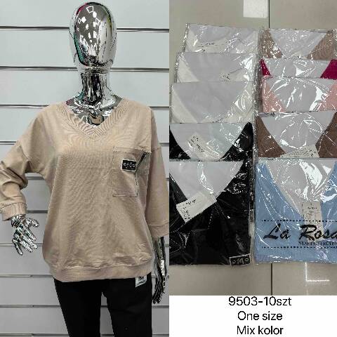 Sweter damskie 9503 Mix kolor Standard 1