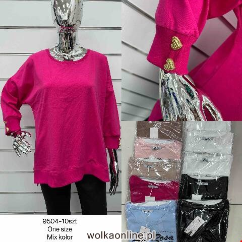 Sweter damskie 9504 Mix kolor Standard