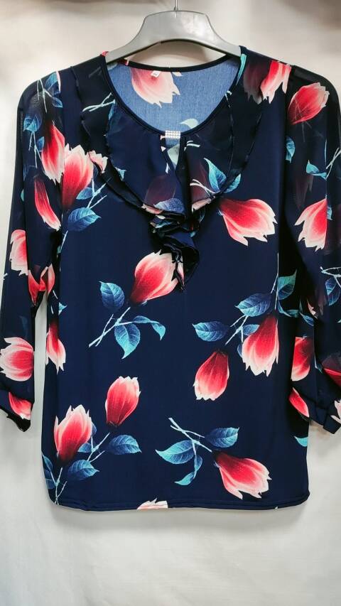 Bluzka damskie 1214 Mix kolor 46-52 (Towar Ploskie) 1