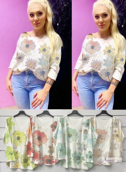 Sweter damskie 1515 Mix kolor Standard 1