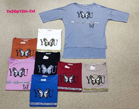 Bluzka damskie 1182 Mix kolor M-2XL 1