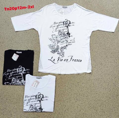 Bluzka damskie 1184 Mix kolor M-2XL