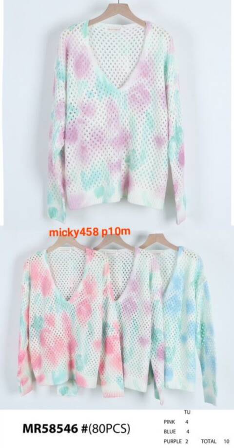 Sweter damskie MR58546 Mix kolor Standard