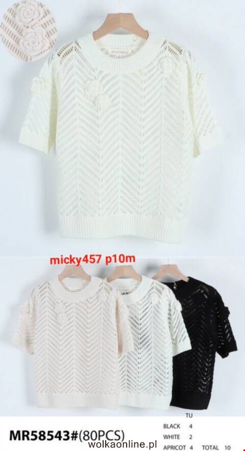 Sweter damskie MR58543 Mix kolor Standard