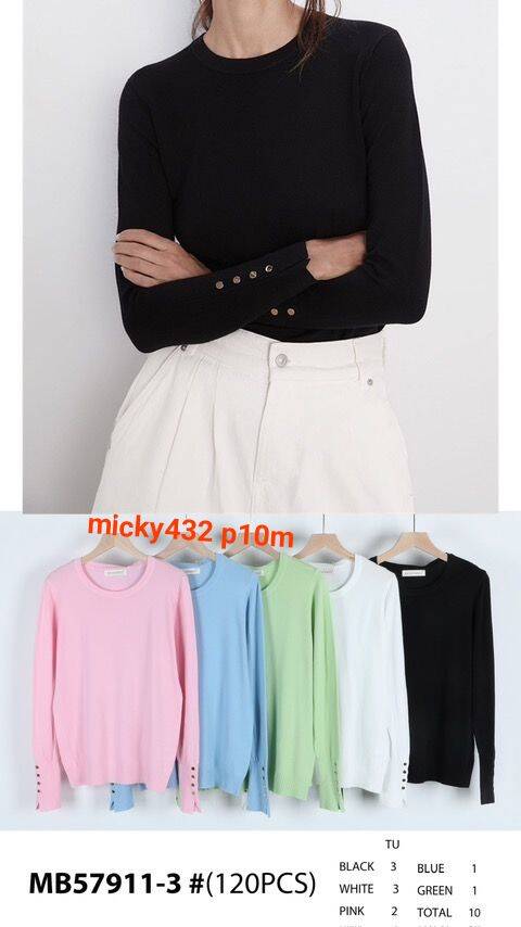 Sweter damskie MB57911-3 Mix kolor Standard 1